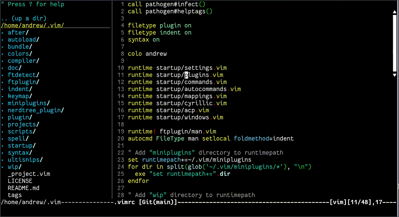 GitHub - AndrewRadev/popup_scrollbar.vim: A scrollbar for Vim windows ...